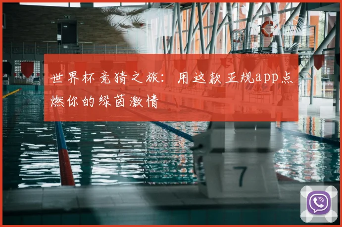 世界杯竞猜之旅：用这款正规app点燃你的绿茵激情